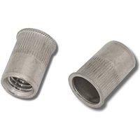 JRP Riveting Products M12 x 24.2 A2 Stainless Steel Rivet Nuts - Box of 100 in Silver