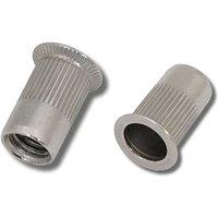 JRP Riveting Products M6 x 15.5 A4 St.Stl Rivet Nuts in Silver