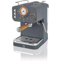Swan Pump Espresso Coffee Machine in Dark Grey