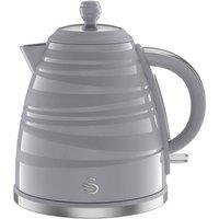 Swan 1.7L Kettle & 2 Slice Toaster Twin Pack in Grey