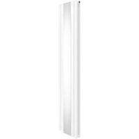 Monstershop Oval Mirror Radiator - 1800mm x 380mm - White