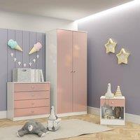 Seconique Denver Trio Set -White & Pink Gloss
