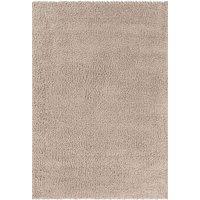 Desire Rugs Ainsley Modern Plain Living Room Shaggy Area Rug in Light Beige | Size: 200 cm x 290 cm