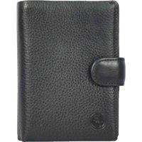House of Leather Leather Large Holder Wallet Neiva in Black