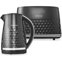 Morphy Richards Hive Kettle & Toaster Set in Black
