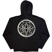 Bring Me The Horizon Metal Logo Genxsis Zipped Hoodie in Black | Size: XL