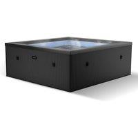 Wave Spas Wave Garda 4-Person Foam Hot Tub with Integrated Heater & 70 Jets in Charcoal