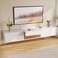 BTM TV Cabinet Stand Lowboard Projector Shelf 180x34x30 Modern Wood