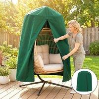 OUTSUNNY Hanging Egg Chair Cover Garden Swing Chair Cover Waterproof, Green