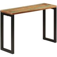 Berkfield Home Console Table 110x35x75 cm Solid Wood Reclaimed | Size: 110 x 35 x 75 cm