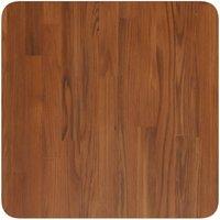Berkfield Home Square Table Top Dark Brown 40x40x1.5cm Treated Solid Wood Oak | Size: 40x40x1.5 cm