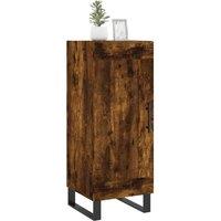 Berkfield Home Sideboard Smoked Oak 34.5x34x90 cm Engineered Wood in Brown