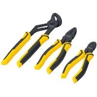Stanley Dynagrip Pliers Set (Pack of 3) in Yellow