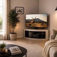 Centurion Supports PANGEA Tru-Corner Flat Screen 32-55 TV Cabinet with Mounting Arm