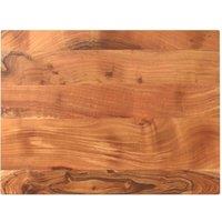 Berkfield Home Table Top 90x60x2.5 cm Rectangular Solid Wood Acacia in Brown