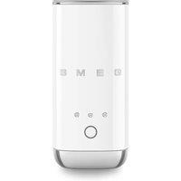 Smeg Retro 50s Style Mini Milk Frother, 500W, White MFF02WHUK | Size: A