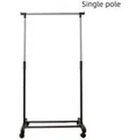 Havendro Single Clothes Rail Hanging Garment Rack Open Wardrobe in Black