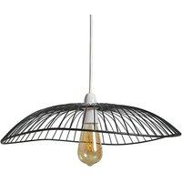 PAWNORA Ceiling Light Shade Industrial Add LED Bulb: Yes in Black