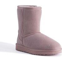 Aus Wooli Australia Mid Calf Zip in Pale Pink | Size: 9