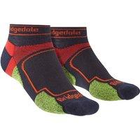 Bridgedale Men's Trail Running Ultralight T2 Coolmax Sport Low Cut Socks in Navy | Size: 6-8