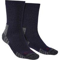 Bridgedale Men's Hiking Lightweight Merino Wool Performance Boot Socks in Navy | Size: 6-8