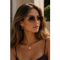 Lemon Daisy Accessories Women's The 'Stay Golden' Sunglasses in Brown