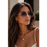 Lemon Daisy Accessories Women's The 'Stay Golden' Sunglasses in Plum