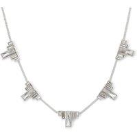 Polly Edwards Women's GEORGIA NECKLACE Gatsby Collection in Silver