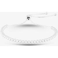 T.H.Baker Women's Sterling Silver Polished Ball Toggle Bracelet B4927 | Size: Adjustable