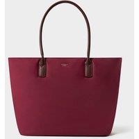 OSPREY LONDON Women's The Voyage Nylon Tote Bag in Burgundy