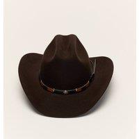 Liquorish Women's Brown Wool Western Cattleman Cowboy Hat | Size: Large