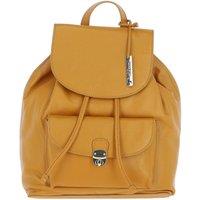 Ashwood Leather Women's Exquisite Genuine Leather Compact Backpack in Mustard