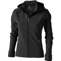 Elevate Women's Langley Softshell Jacket in Dark Grey | Size: 2XL