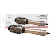 WARDA Women's Glam Breeze Hair Styling Brush in Black