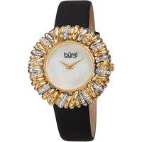 Burgi Women's Solaris Rouge 38mm Quartz Fashion in White