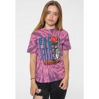 Guns N Roses Kids Use Your Illusion Dye Wash Tee in Purple | Size: 11-12 Years