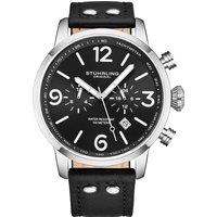 STHRLING Original Men's 3956 Quartz 45mm Aviator in Black