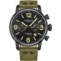 STHRLING Original Men's 3956 Quartz 45mm Aviator in Green