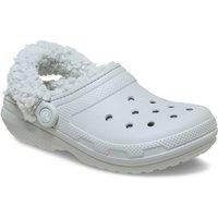 Crocs Men's Classic Fleece Lined Clog in Off-White | Size: 10