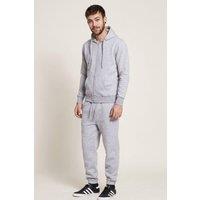 AARHON Men's Mens Essential Hoodie & Jogger Tracksuit Set in Grey | Size: Small
