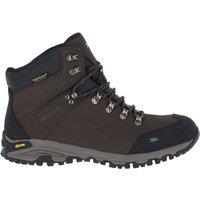 Trespass Men's Gerrard Mid Cut Hiking Boots in Dark Brown | Size: 6