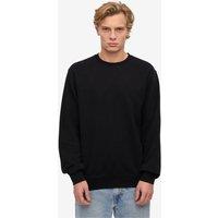 Colourful Standard Men's Classic Style Long Sleeve Crew Neck Sweatshirt in Black | Size: Large