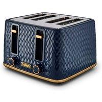 Tower 4-Slice Toaster, Empire, 1600W, T20061MNB, Midnight Blue in Dark Blue
