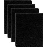 Tower TS4037 Keep Your Home Smelling Fresh with This Set of Replacement Carbon Filters - Ideal for Ozone Bins, Black | Size: A