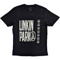 Linkin Park Shift Band Logo T-Shirt in Black | Size: Small