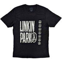 Linkin Park Shift Band Logo T-Shirt in Black | Size: Large