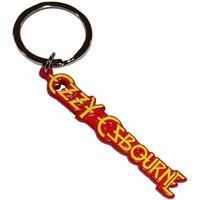 Ozzy Osbourne Logo Keyring Keychain in Red