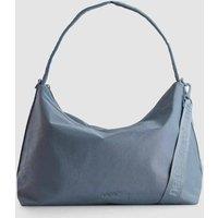 Nere Travel Unisex Bondi Nylon Hobo Crossbody Bag Slate in Grey
