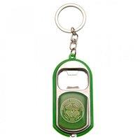 Celtic FC Torch & Bottle Opener Keyring in Light Green