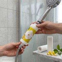INMTFEI Lemon Scent Shower Filter Cartridge, Hard Water Filter for Hair & Skin in Yellow